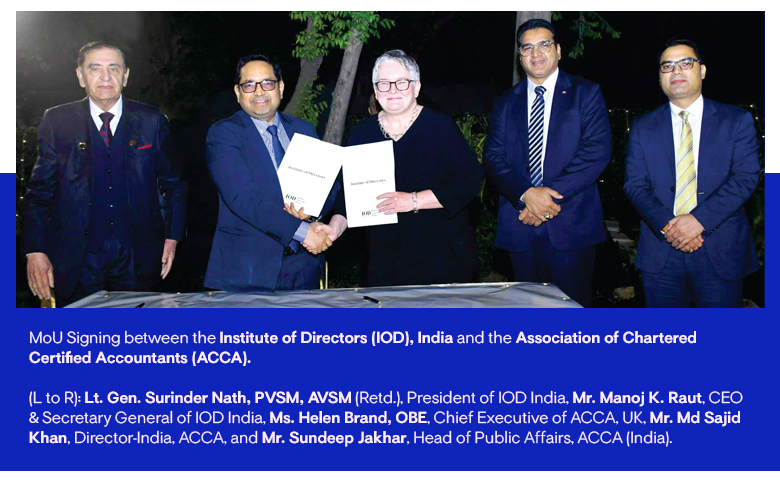 IOD Announcement: IOD, India and ACCA Reaffirm Partnership