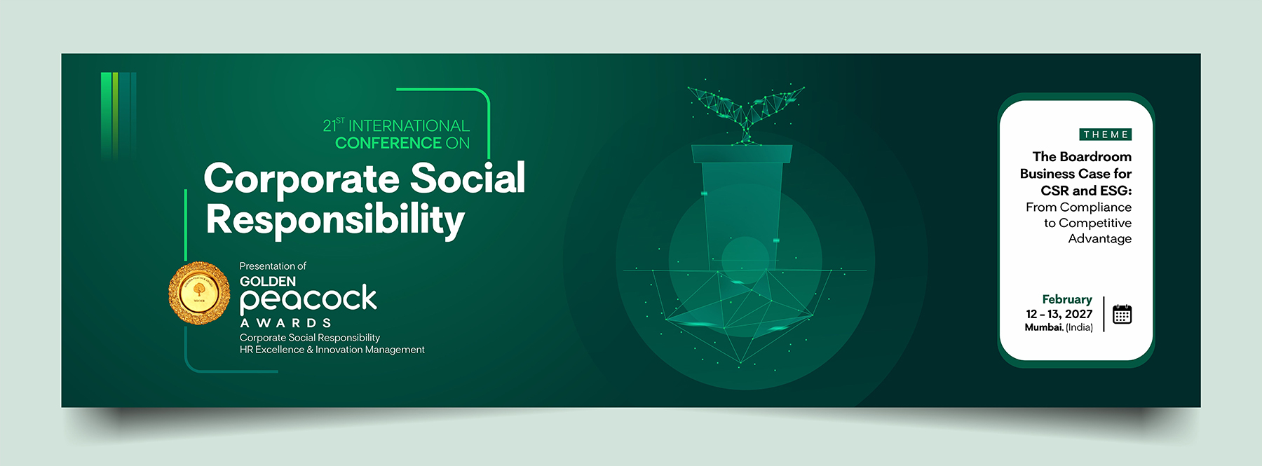 21th International Conference on Corporate Social Responsibility and ESG 2027