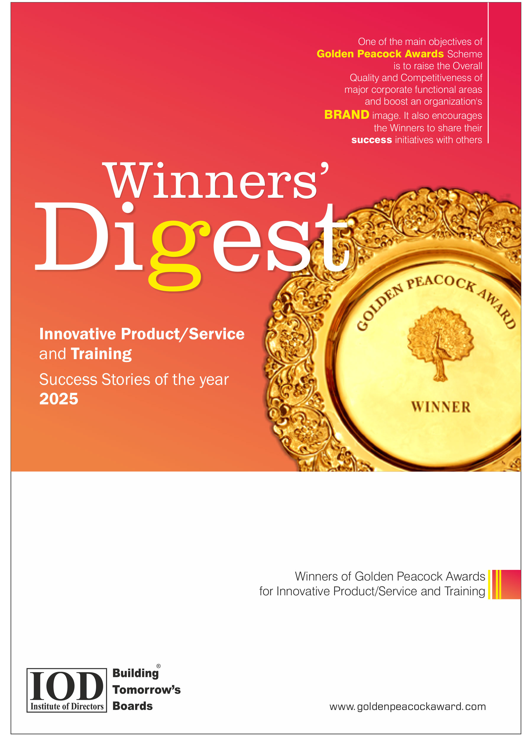 <b>Innovative Product/Service & Training 2025</b>